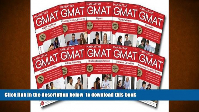 READ book  Manhattan GMAT Complete Strategy Guide Set, 5th Edition [Pack of 10] (Manhattan Gmat