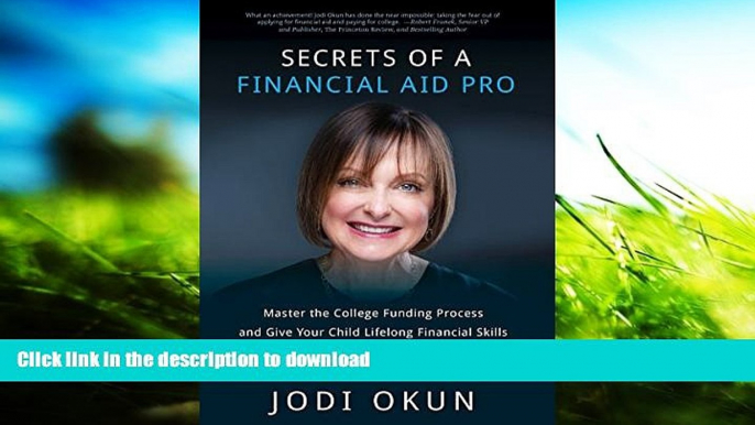 Hardcover Secrets of a Financial Aid Pro: Master the College Funding Process and Give Your Child