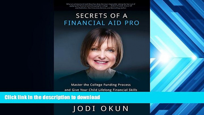 Hardcover Secrets of a Financial Aid Pro: Master the College Funding Process and Give Your Child