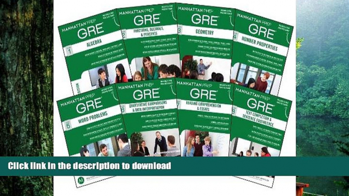 READ book  Manhattan Prep GRE Set of 8 Strategy Guides (Manhattan Prep GRE Strategy Guides)