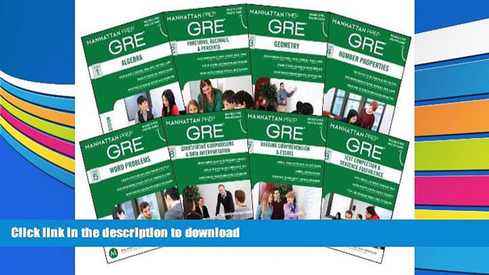 FREE DOWNLOAD  Manhattan Prep GRE Set of 8 Strategy Guides (Manhattan Prep GRE Strategy Guides)