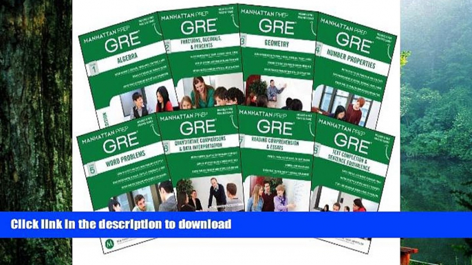 READ book  Manhattan Prep GRE Set of 8 Strategy Guides (Manhattan Prep GRE Strategy Guides)  BOOK