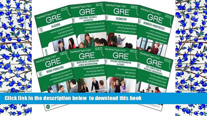 FREE [DOWNLOAD]  Manhattan Prep GRE Set of 8 Strategy Guides (Manhattan Prep GRE Strategy Guides)