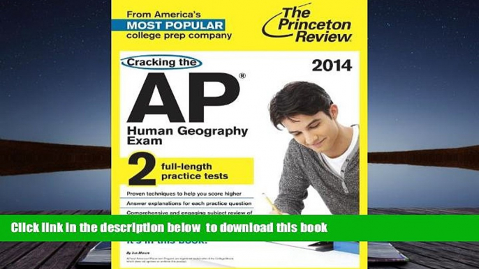 READ book  Cracking the AP Human Geography Exam, 2014 Edition (College Test Preparation)