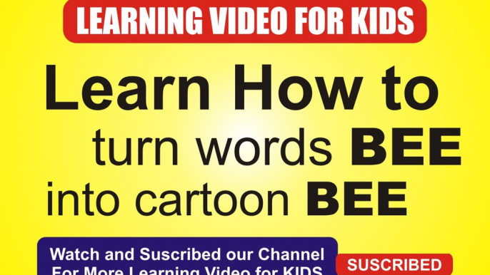 How to turn Word bee into a Cartoon Bee.   Wordtoon