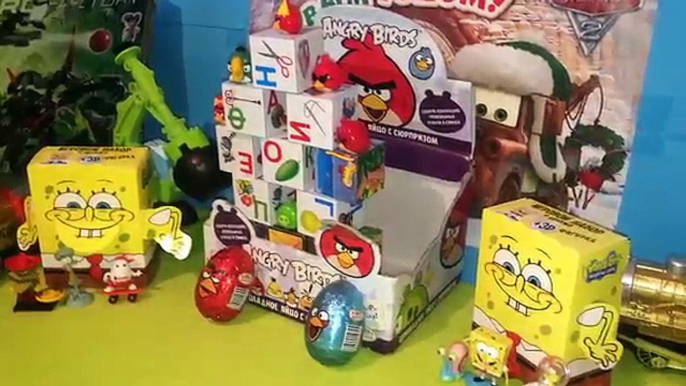 60 Surprise Eggs Angry Birds Сборник ,Angry Birds Go ,Angry Birds Star Wars,Angry birds KNex