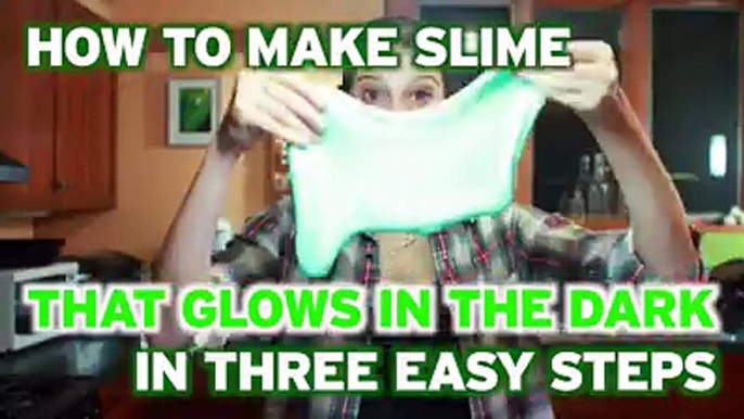 How to Make Glow-in-the-Dark Slime!