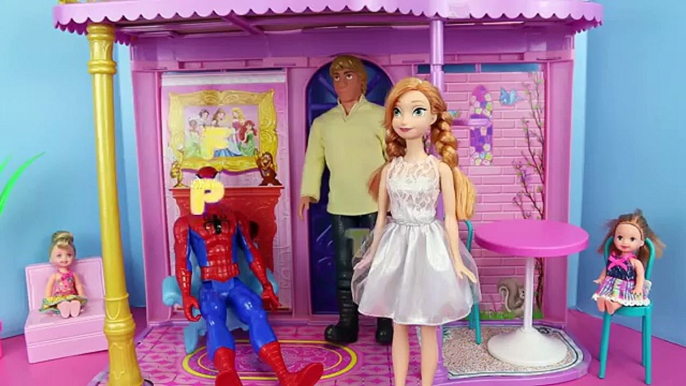 Frozen Kids PRANK CALLS Anna Hires Spiderman Babysitter Pranks Princess Elsa PART 2 DisneyCarToys