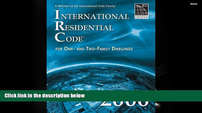 Online International Code Council 2006 International Residential Code (International Code Council