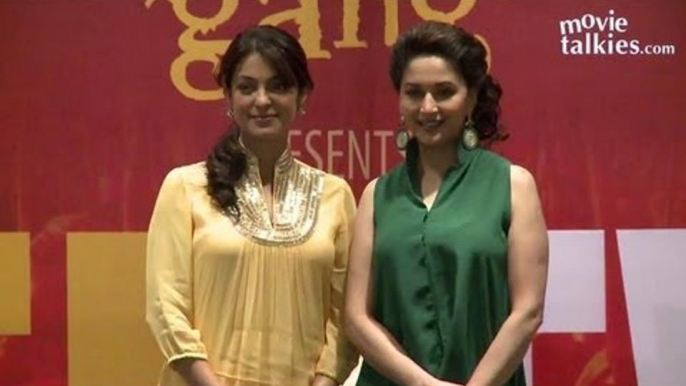 Madhuri Dixit, Juhi Chawla And Anubhav Sinha Promote 'Gulaab Gang' At 'Believe' Event