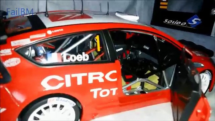 [ Opening ] Solido Citroen C4 WRC 1/18 Scale Diecast Collection 1 of 100 Diecast Car Unboxing