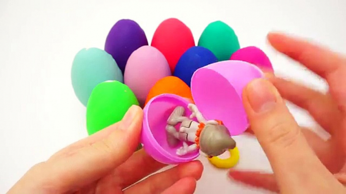 Play-Doh Surprise Eggs, Littlest Pet Shop Minions Yoohoo Smurfs Shopkins