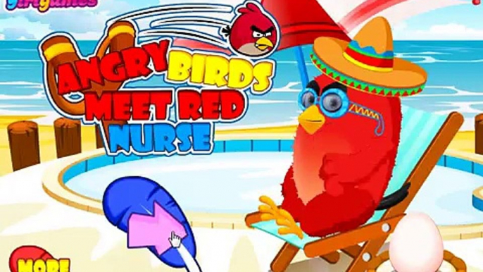 Angry Birds Meet Red Nurse - Cartoon for children -Best Kids Games -Best Baby Games -Best Video Kids