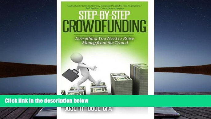 Download  Step by Step Crowdfunding: Everything You Need to Raise Money From the Crowd  Ebook READ