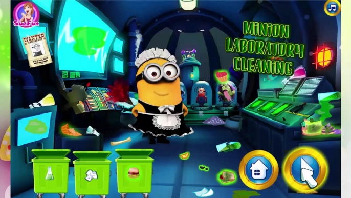 Minion Laboratory Cleaning Game - Minion Games For Girls