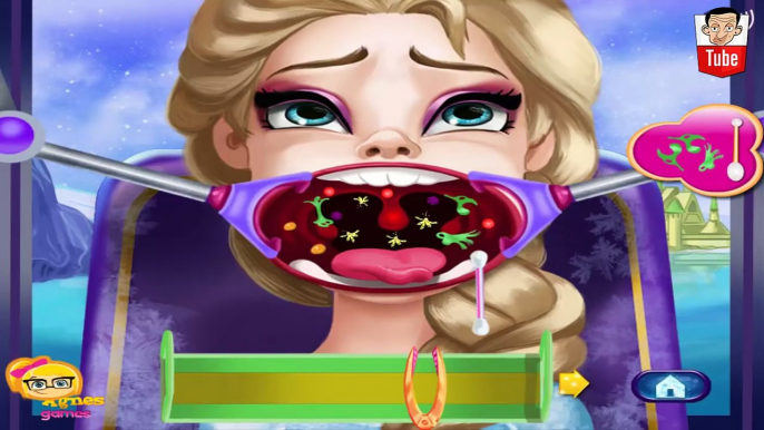 ᴴᴰ ღ Elsa Throat Doctor ღ - Princess Elsa Frozen Games - Baby Games (ST)