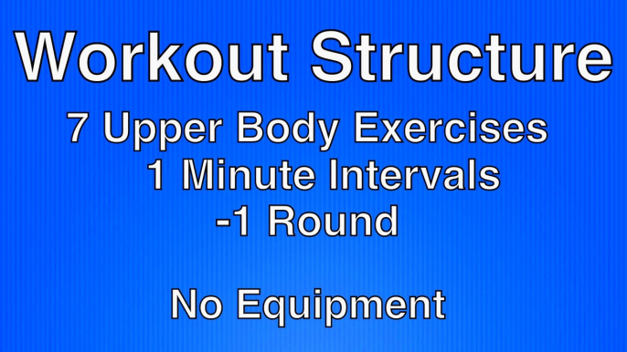 Home Upper Body Workout without Weights - Bodyweight Upper Body Workout for Beginners