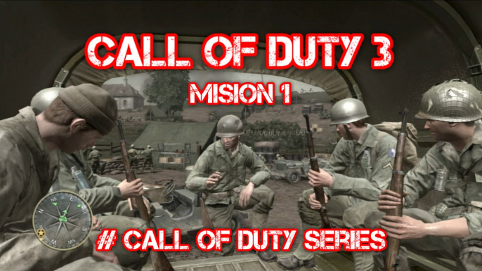 #Call Of Duty Series - Call Of Duty 3 - Mision 1 La Batalla Mas Sangrienta / Mission 1 The Bloodiest Battle Of The War