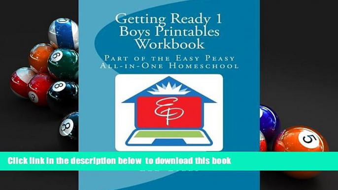 FREE [DOWNLOAD]  Getting Ready 1 Boys Printables Workbook: Part of the Easy Peasy All-in-One