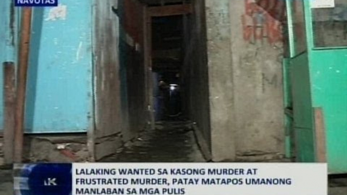 SAKSI: Lalaking wanted sa kasong murder at frustrated murder, patay