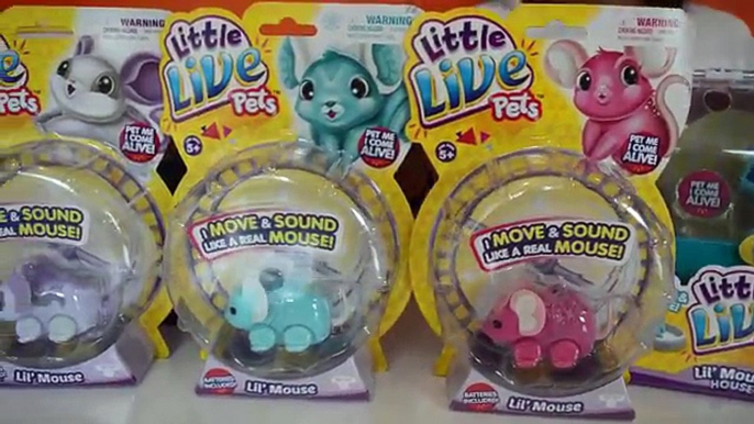 New Little Live Pets Lil Mouse House Trail - 3 Pet Mice - Mouse House | Moose Toys