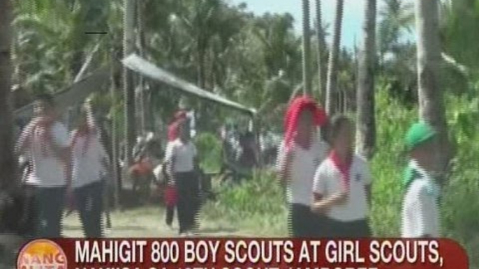 UB: Mahigit 800 boy scouts at girl scouts, nakiisa sa 19th Scout Jamboree