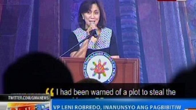 NTG: VP Leni Robredo, inanunsyo ang pagbibitiw sa gabinete bilang HUDCC chairman