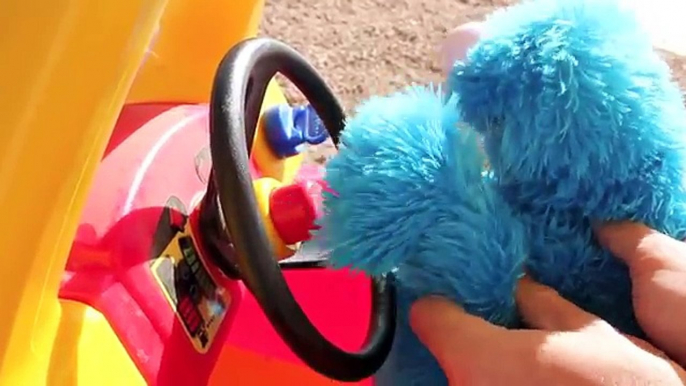 Cookie Monster Writes Letter to Little Tikes About Crashing and Driving His Cozy Coupe Car