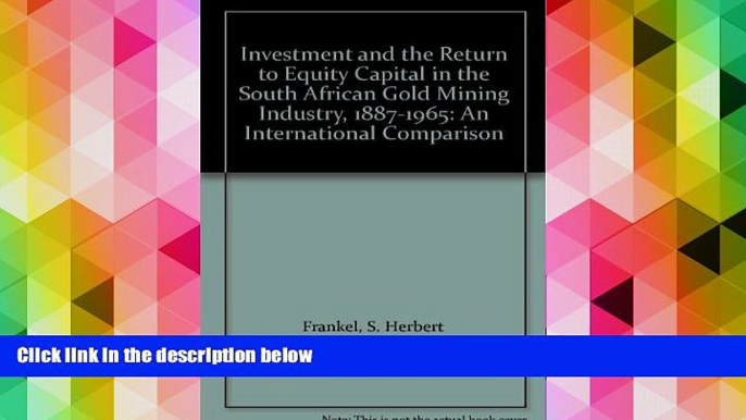 PDF  Investment and the Return to Equity Capital in the South African Gold Mining Industry,