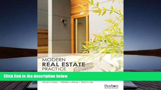 Download [PDF]  Modern Real Estate Practice, 19th Edition Fillmore W. Galaty For Kindle