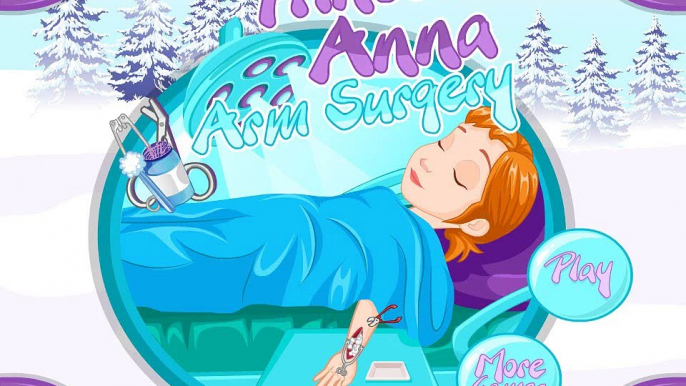 Princess Anna Arm Surgery - Disney princess Frozen Cartoon Games