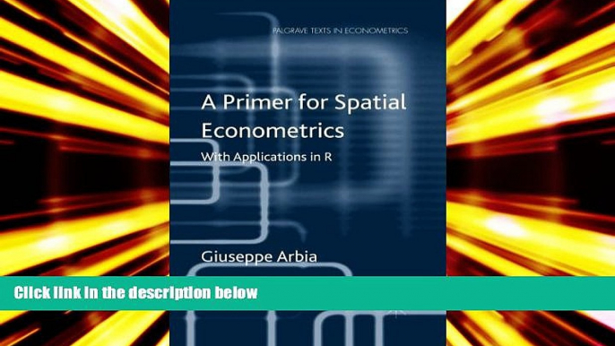 Read  A Primer for Spatial Econometrics: With Applications in R (Palgrave Texts in Econometrics)