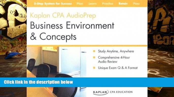 Read  CPA Exam: Audio Review CDs Business Environment and Concepts (Kaplan CPA Exam - Audio