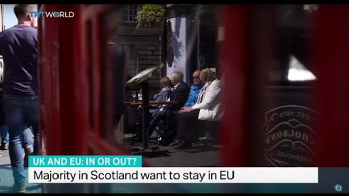 Majority in Scotland want to stay in EU, Iolo ap Dafydd reports