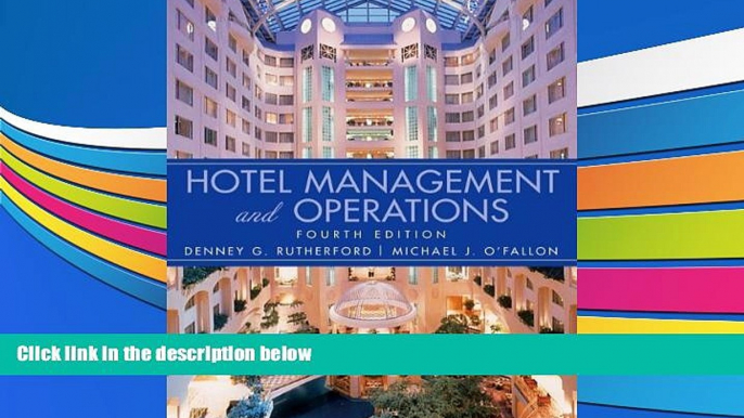 PDF  Hotel Management and Operations Trial Ebook