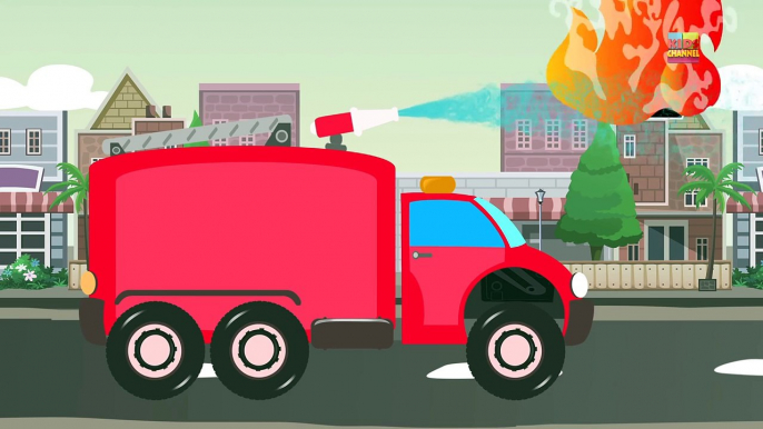 Fire Truck   Learn Colors   Learning Video for Kids & Toddlers