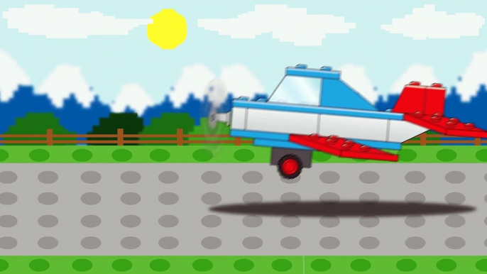 Videos for kids: Lego Airplane and Helicopter | Cartoons for kids | ABC Song | Wheels On The Bus