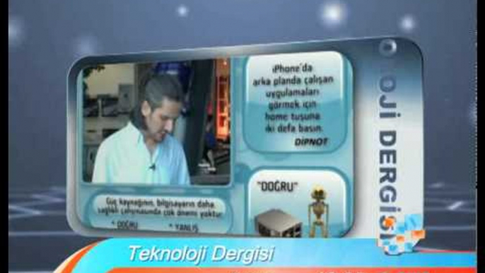 Teknoloji Dergisi, 25 Mart Pazar 12.05'te....