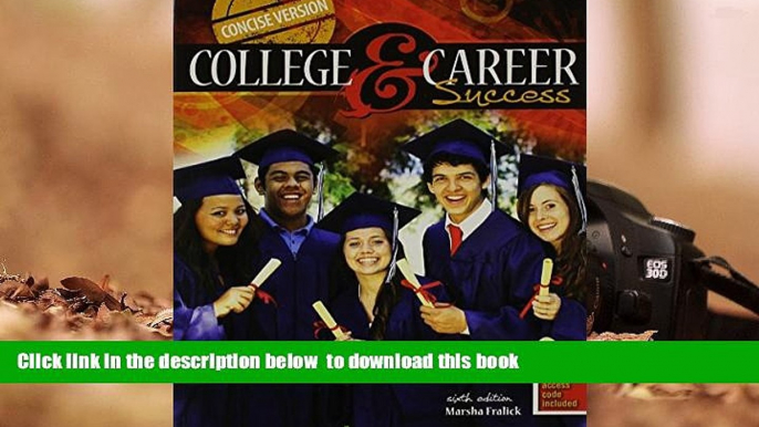 [PDF]  College and Career Success Concise Version - PAK FRALICK  MARSHA Trial Ebook