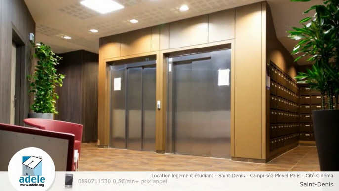 Location logement étudiant - Saint-Denis - Campuséa Pleyel Paris - Cité Cinéma