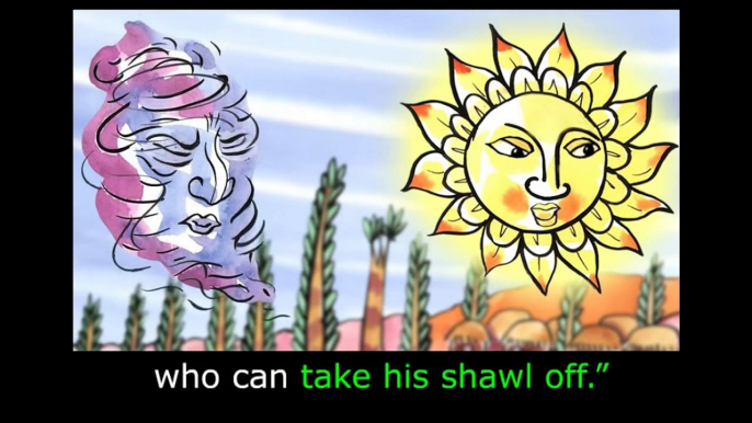 The Wind and the Sun- Learn English (UK) with subtitles - Story for Children 'BookBox.com'