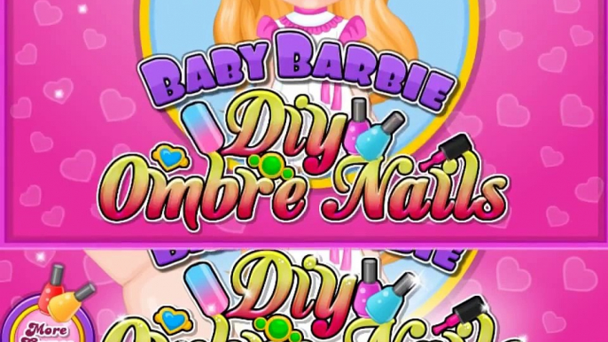 Beautiful manicure for girls Barbie! Kids Games! Cartoon for girls! Childrens cartoons!