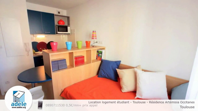 Location logement étudiant - Toulouse - Résidence Artémisia Occitanes