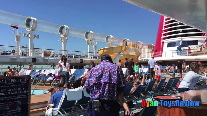 Disney Cruise Fantasy Family Fun Vacation Tour Part 1 Kids Video Princess T and Ryan ToysReview