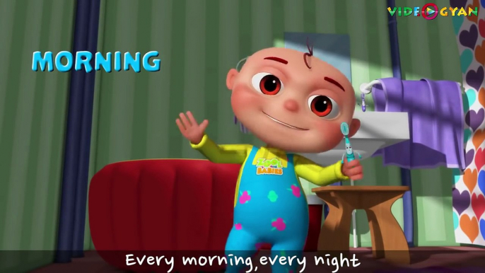 Brushing Song _ Brush Your Teeth Song _ Good Habits Nursery Rhymes For Babies _ Kids Music _ Teeth -R0Drsbb_ZqU