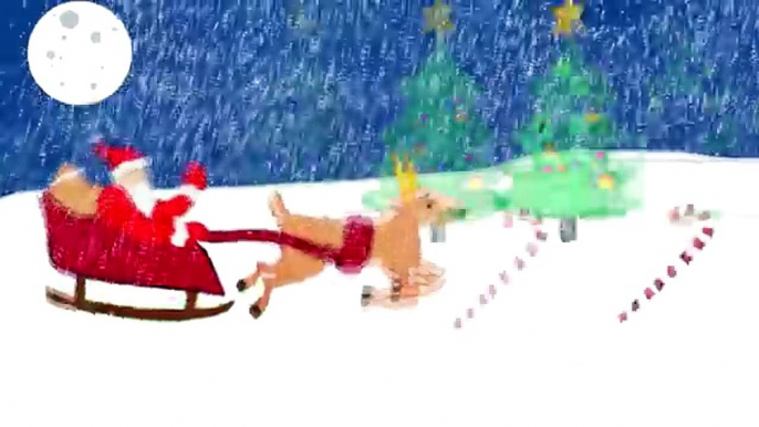 Jingle Bells - English Nursery Rhymes, Christmas Carols & Songs with captions! for children