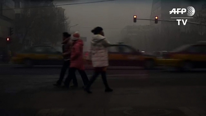 Beijing cloaked in smog as schools, factories close