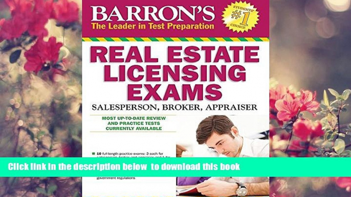 Read Online  Barron s Real Estate Licensing Exams, 10th Edition (Barron s Real Estate Licensing