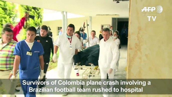 Survivors of the Colombia plane crash taken to hospital-xuwMtnSRZi8