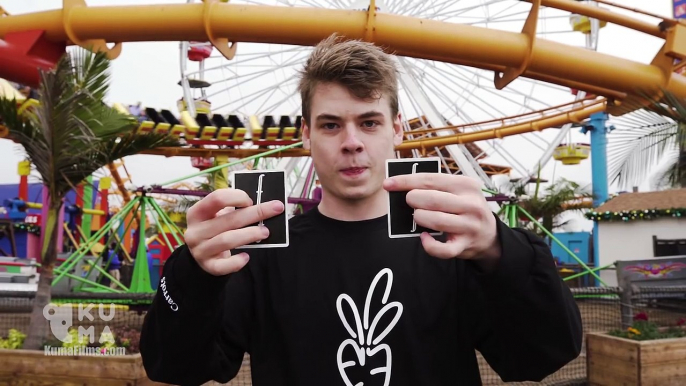 Jongles et tricks de fous avec un jeu de cartes dans la main - California Cardistry